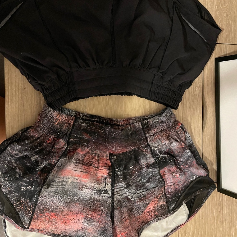 Two pairs Hotty Hot low rise short 2.5 in. Size 4!